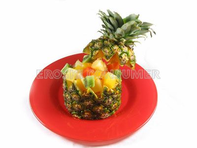 Piña Baby, rellena con frutas tropicales