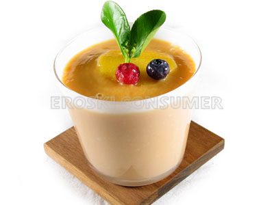Batido de mango y albaricoque con yogur